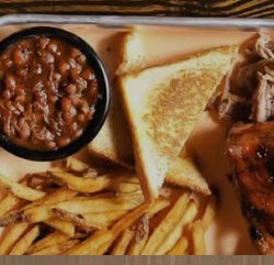 Barbecue platter at Bub-Ba-Q